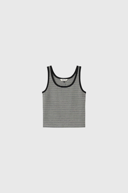 General Idea WOMAN Multi Stripe U-Neck Sleeveless