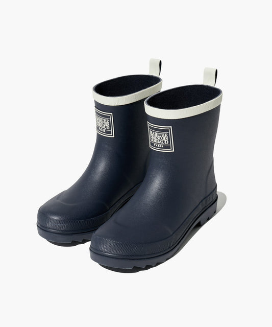 Marithé François Girbaud Kids Classic Logo Rain Boots Navy