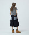 Mahagrid Bermuda Check Pocket Denim Short [Indigo]