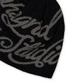 Mahagrid INK LOGO KNIT BEANIE [BLACK]