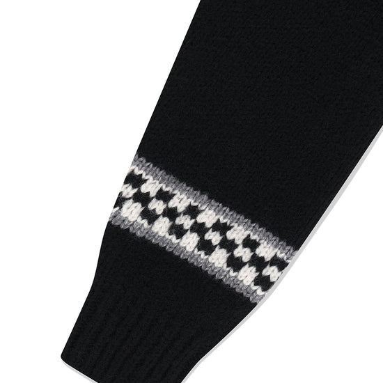 Mahagrid Skull Cowichan Knit Sweater