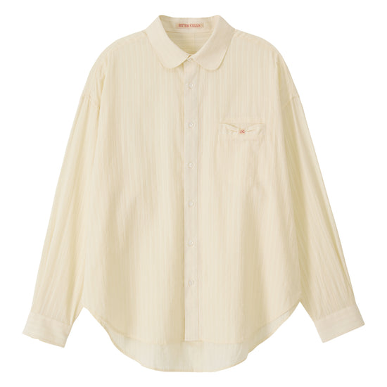 Bitter Cells Ribbonette Overfit Shirt - Butter