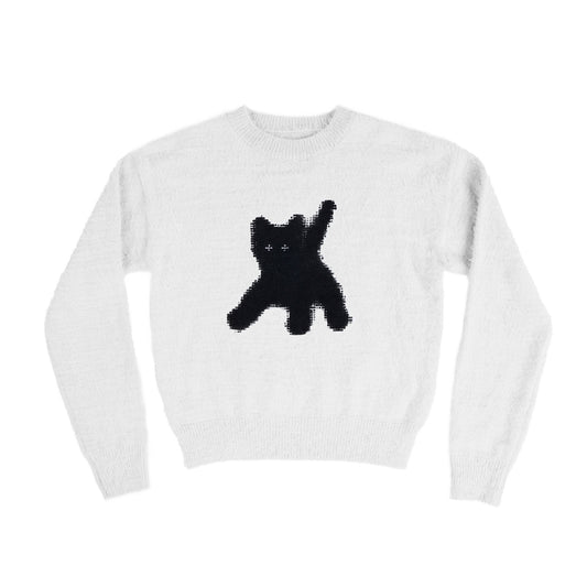 AEAE Flashed Cats Angora Knit