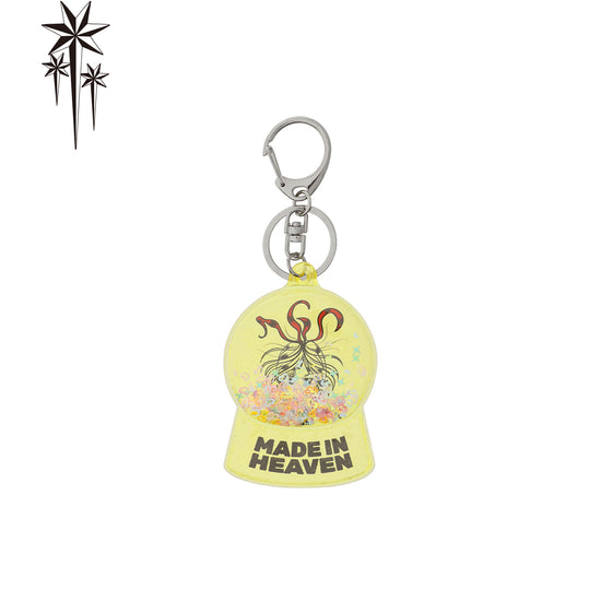 Nice Ghost Club Ghost Angel Snowball Key Chain [Yellow]