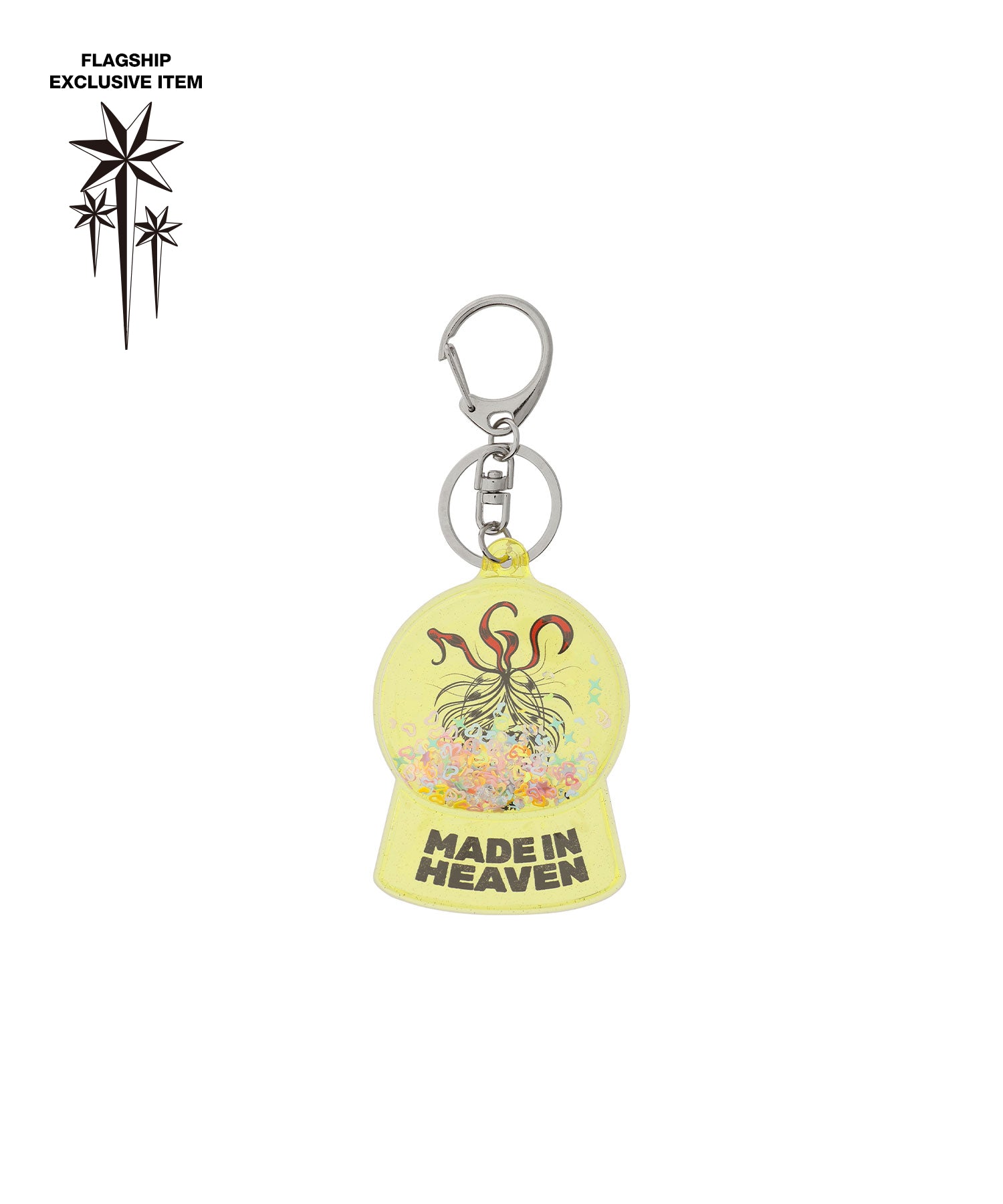 Nice Ghost Club Ghost Angel Snowball Key Chain [Yellow]