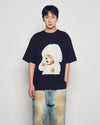 ADLV AC Bear Baby Face Snow Short Sleeve T-Shirt