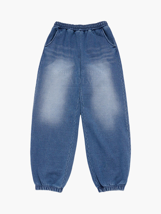 ADLV Basic Logo Applique Brush Pants