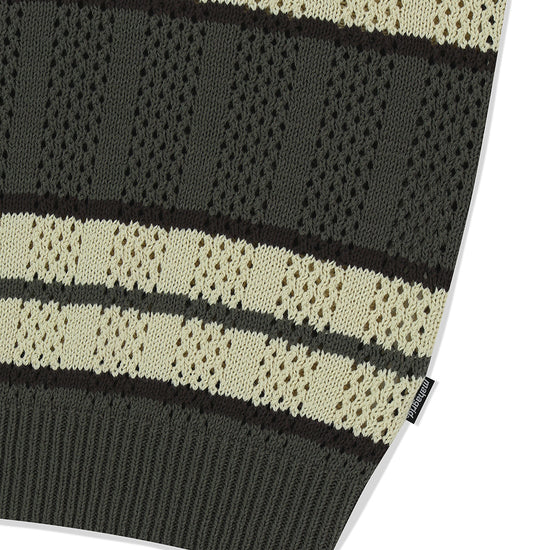 Mahagrid Mesh Stripe Knit