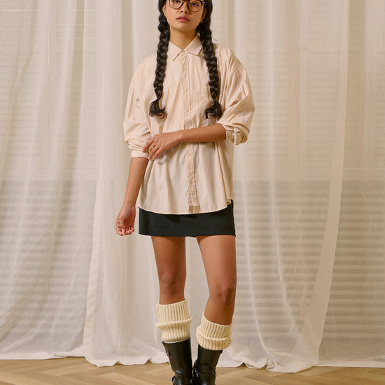 Bitter Cells Angel Stripe Shirt-Pink