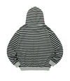 Nice Ghost Club Gakiya Isamu Stripe Hoodie Zip Up [Grey]