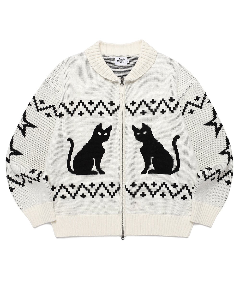 Cavish CATS ZIP UP CARDIGAN
