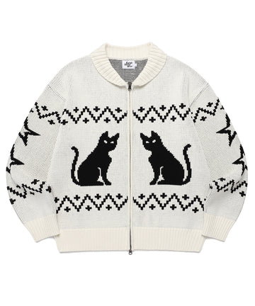 Cavish CATS ZIP UP CARDIGAN