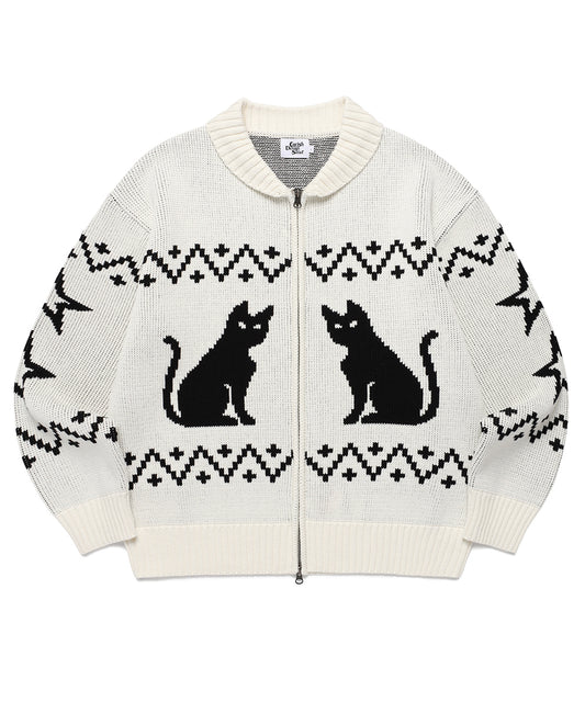Cavish CATS ZIP UP CARDIGAN