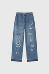General Idea MAN Destroyed Denim Pants