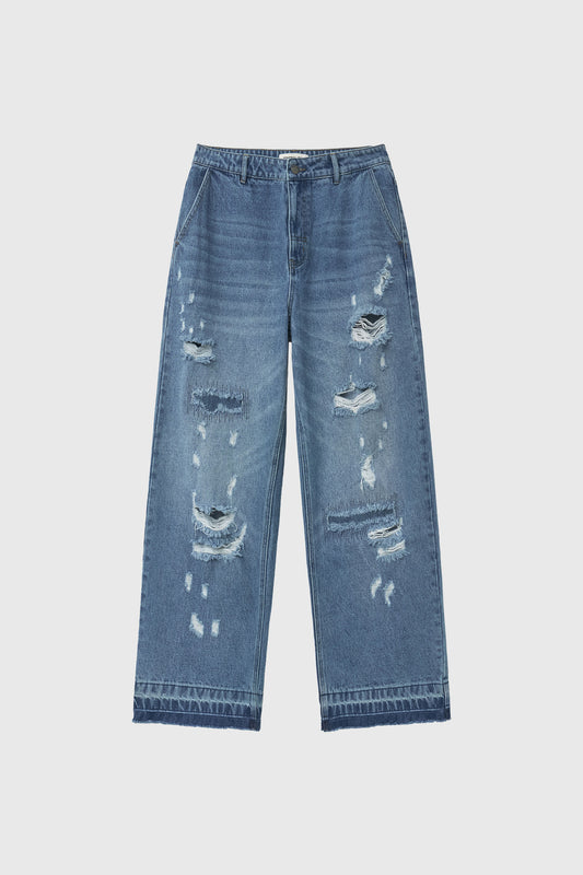 General Idea MAN Destroyed Denim Pants