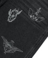 Nice Ghost Club Big Wide Bermuda Doodle Denim Pants