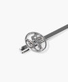 Marithé François Girbaud Circle Logo Slim Metal Hair Pin 2-Pack Silver