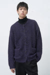 General Idea MAN Wool Blend Hairy Loose Fit Cardigan