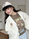ADLV Authentic Brown Two Tone Line Friends Ball Cap