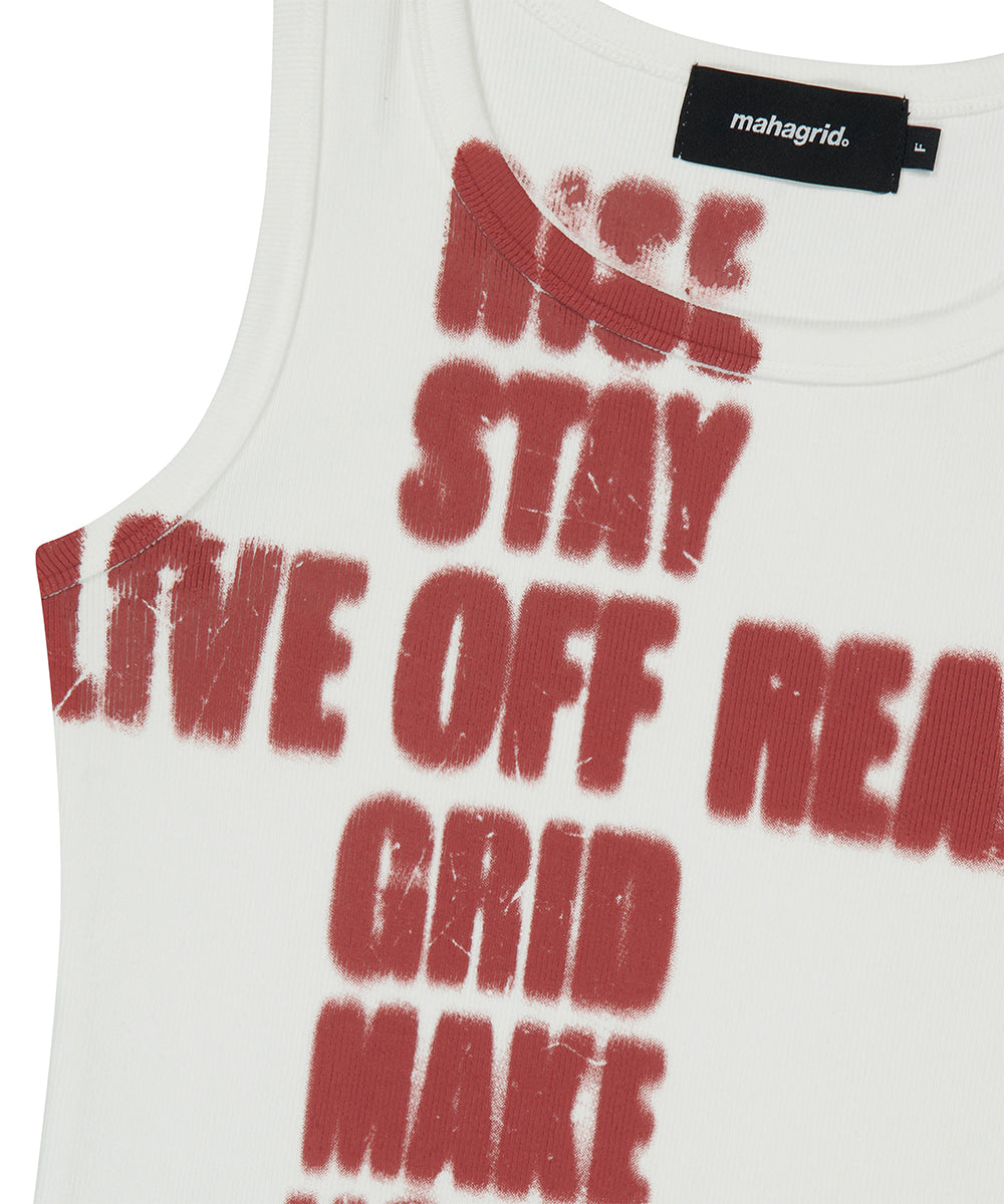 Mahagrid Rise Crack Tank Top