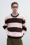 General Idea UNISEX Hachi Big Border Knit Pullover