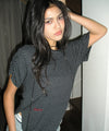Bitter Cells Oversized ST Shirring Slit Tee