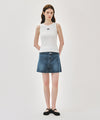 Marithé François Girbaud W RIBBON CLASSIC LOGO SLEEVELESS