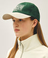 Marithé François Girbaud CLASSIC LOGO 6PANEL COLOR BLOCK CAP ivory