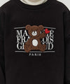 Marithé François Girbaud Kids Bear Classic Logo Sweat Dress (Brushed) Light Yellow