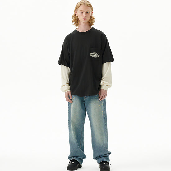 Mahagrid Cross Logo Thermal Long Sleeve Tee