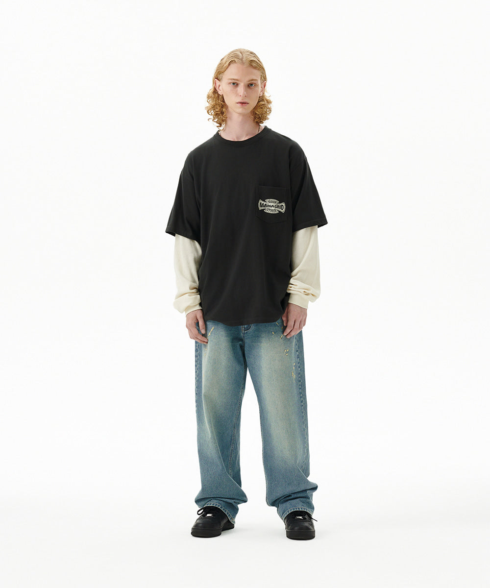 Mahagrid Cross Logo Thermal Long Sleeve Tee