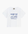 Marithé François Girbaud W FRENCH GRAPHIC CROP TEE