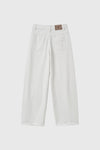 General Idea WOMAN Washing Curved Denim Pants [IVORY]