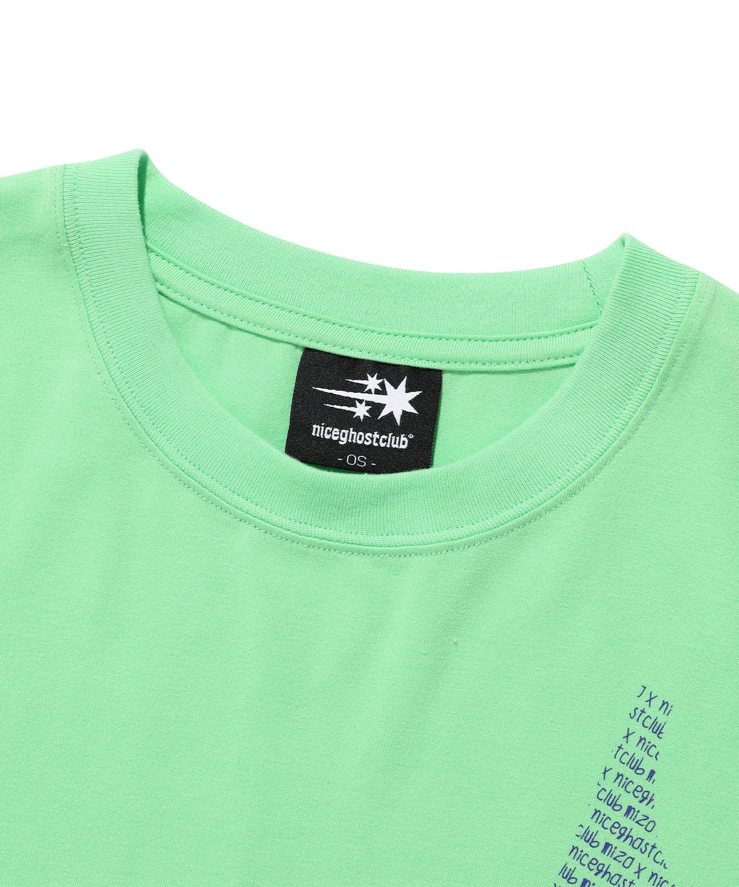 Nice Ghost Club X Jimmizo Music Note Tee in Yellow Green