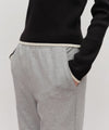 Marithé François Girbaud W Lace Point Boots Cut Sweat Pants Heather Gray