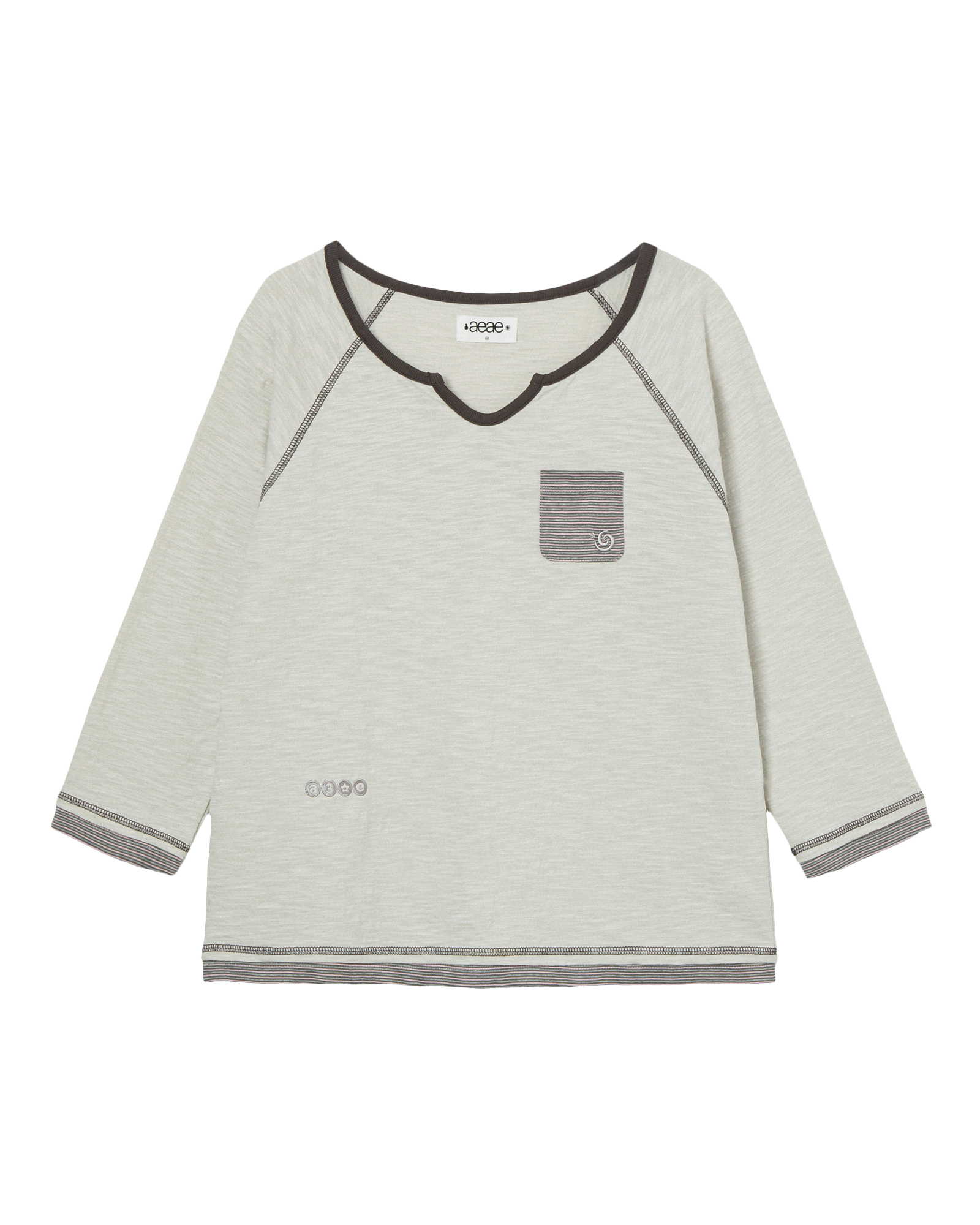 AEAE Layered Sleeve Tee