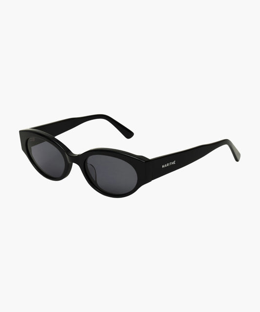 Marithé François Girbaud CURVY FRAME SUNGLASSES BLACK