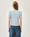 Marithé François Girbaud W DEEP NECK RINGER TEE