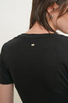 General Idea WOMAN Acetate Twisted Short Sleeve T-Shirt