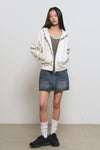 General Idea WOMAN Washed Denim Mini Skirt