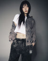 ADLV Applique Washing Hoodie Zip Up