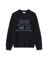 AEAE Web Logo Hairy Knit