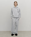 Marithé François Girbaud Crown Crest Symbol Hoodie (Brushed) Heather Gray