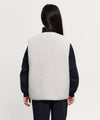 Marithé François Girbaud Kids Classic Logo Reversible Fleece Vest Light Purple