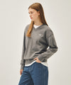Marithé François Girbaud V-Neck Knit Pullover Heather Gray