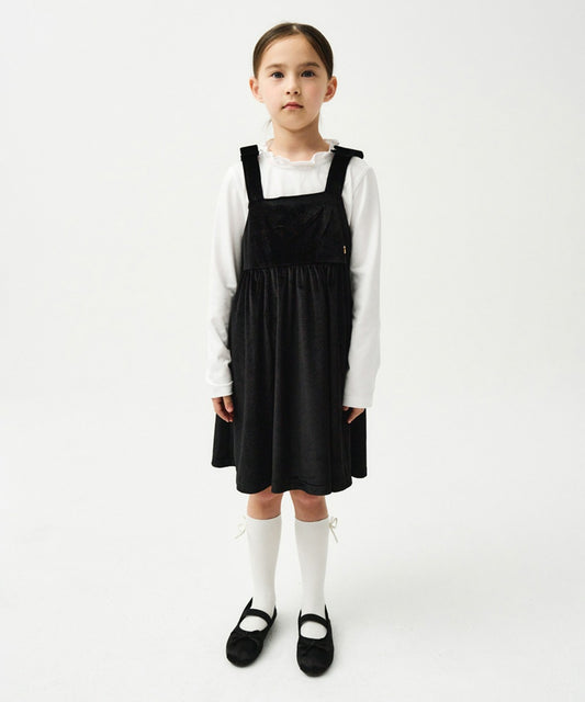 Marithé François Girbaud ENFANT W VELVET ONEPIECE Black
