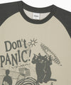 Mahagrid Don't Panic Pigment Raglan Tee