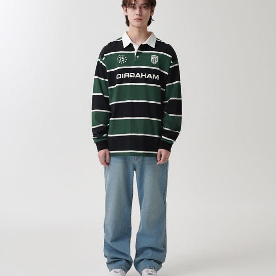 Mahagrid Stripe Rugby Shirt