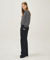 Marithé François Girbaud W BASIC FOLD-OVER SWEAT PANTS