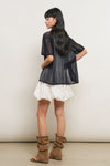 General Idea WOMAN Loose Fit Crochet Lace Half Cardigan